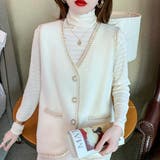 ニットベスト ジレ ベスト | maison de LATIR | 詳細画像2 