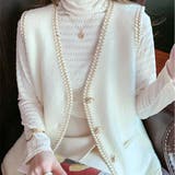 ニットベスト ジレ ベスト | maison de LATIR | 詳細画像4 