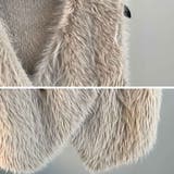 スタイリングのアクセントになるファーベスト アウター ベスト | maison de LATIR | 詳細画像13 