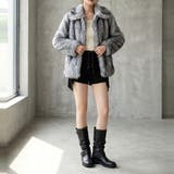 毛足の長いファーで魅せる、大人の華やかアウター レディース フェイクファー | maison de LATIR | 詳細画像7