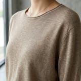 一枚でも重ね着でも活躍する、シンプル長袖ニット レディース 長袖 | maison de LATIR | 詳細画像3
