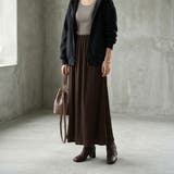 ほのかな光沢が上品な、細プリーツロングスカート レディース プリーツスカート | maison de LATIR | 詳細画像6 