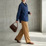 ほどよいゆるさでこなれて見える、大人カジュアルなデニムシャツ レディース 長袖 | maison de LATIR | 詳細画像8 