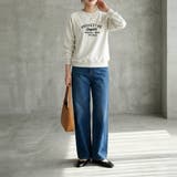 ゆるっと着るだけでこなれる、あったか裏起毛スウェット レディース トレーナー | maison de LATIR | 詳細画像3