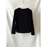 すっきりVネックで着回しやすい、ベーシック長袖Tシャツ レディース 長袖 | maison de LATIR | 詳細画像11