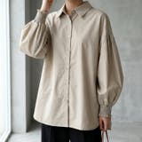 ボリューム袖が可愛い、ゆったりデザインシャツ レディース 長袖 | maison de LATIR | 詳細画像2