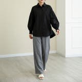 ボリューム袖が可愛い、ゆったりデザインシャツ レディース 長袖 | maison de LATIR | 詳細画像7