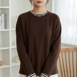 リラックス感のあるシルエットが魅力の、フリース調トップス レディース 長袖 | maison de LATIR | 詳細画像3 