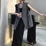 夏の活躍アイテム大人のための軽やかジレ アウター 羽織 | maison de LATIR | 詳細画像3