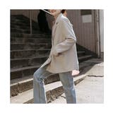 ゆったりシルエットが可愛いテーラードジャケット ダブルブレスト カジュアル | maison de LATIR | 詳細画像9