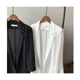 シルエットが綺麗なロングテーラードジャケット ジャケット 薄手 | maison de LATIR | 詳細画像10