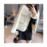 コーデを上品に仕上げるパールボタンニットカーディガン ゴールドボタン 秋 | maison de LATIR | 詳細画像10 