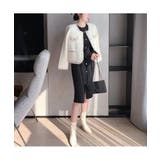 コーデを上品に仕上げるパールボタンニットカーディガン ゴールドボタン 秋 | maison de LATIR | 詳細画像12 