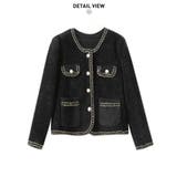 コーデを上品に仕上げるパールボタンニットカーディガン ゴールドボタン 秋 | maison de LATIR | 詳細画像13 