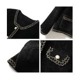 コーデを上品に仕上げるパールボタンニットカーディガン ゴールドボタン 秋 | maison de LATIR | 詳細画像14 