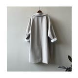 いつものスタイリングを格上げしてくれるステンカラーロングコート 大人 シンプル | maison de LATIR | 詳細画像7 