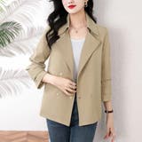 マットな生地感のカジュアルコート コート ショート丈 | maison de LATIR | 詳細画像2