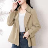 マットな生地感のカジュアルコート コート ショート丈 | maison de LATIR | 詳細画像4