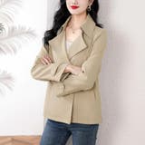 マットな生地感のカジュアルコート コート ショート丈 | maison de LATIR | 詳細画像5