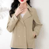 マットな生地感のカジュアルコート コート ショート丈 | maison de LATIR | 詳細画像7