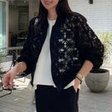 大人っぽく華やかな印象のレースブルゾン アウター 上着 | maison de LATIR | 詳細画像4