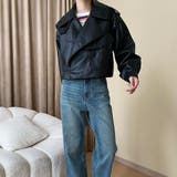 フェイクレザー ライダースジャケット アウター | maison de LATIR | 詳細画像7 