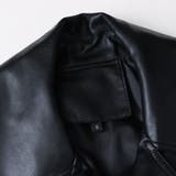 フェイクレザー ライダースジャケット アウター | maison de LATIR | 詳細画像11 