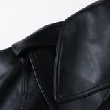 フェイクレザー ライダースジャケット アウター | maison de LATIR | 詳細画像12 