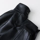 フェイクレザー ライダースジャケット アウター | maison de LATIR | 詳細画像17 