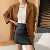 冬はこなれスウェードジャケット オーバーサイズ 韓国 | maison de LATIR | 詳細画像1 