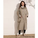 ゆったりシルエットが可愛いフード付きトレンチコート 冬 ウインドブレーカー | maison de LATIR | 詳細画像2 