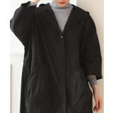 ゆったりシルエットが可愛いフード付きトレンチコート 冬 ウインドブレーカー | maison de LATIR | 詳細画像25 