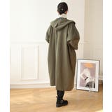 ゆったりシルエットが可愛いフード付きトレンチコート 冬 ウインドブレーカー | maison de LATIR | 詳細画像30 