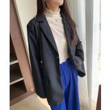 着回し力抜群のベーシックテーラードジャケット きれいめ カジュアル | maison de LATIR | 詳細画像15 