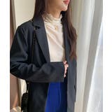 着回し力抜群のベーシックテーラードジャケット きれいめ カジュアル | maison de LATIR | 詳細画像17 