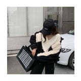 配色がクールでキャッチーなバイカラーボアジャケット ショートジャケット 羽織り | maison de LATIR | 詳細画像11 