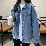 大人女性のこなれ感を演出デニムオーバージャケット ジャケット シングルジャケット | maison de LATIR | 詳細画像1 