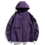 ダークパープル | フルジップで防寒バッチリなウィンドブレーカー ジャケット ジャンパー | maison de LATIR