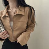 スッキリとした丈感で幅広く着こなせるアウター 上着 コート | maison de LATIR | 詳細画像2 