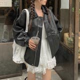 羽織るだけで秋気分ふんわりブルゾン アウター ライトアウター | maison de LATIR | 詳細画像1