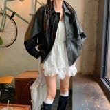 羽織るだけで秋気分ふんわりブルゾン アウター ライトアウター | maison de LATIR | 詳細画像3