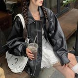 ブラック | 羽織るだけで秋気分ふんわりブルゾン アウター ライトアウター | maison de LATIR