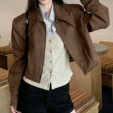 羽織るだけで旬なバランスカラージャケット アウター コート | maison de LATIR | 詳細画像8 