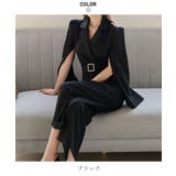大人上品なオールインワンスーツ スリット きれいめ | maison de LATIR | 詳細画像17