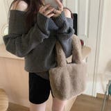 大人っぽい長袖オフショルニット ニット セーター | maison de LATIR | 詳細画像5