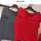 大人っぽい長袖オフショルニット ニット セーター | maison de LATIR | 詳細画像6