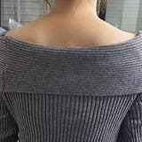 大人っぽい長袖オフショルニット ニット セーター | maison de LATIR | 詳細画像8