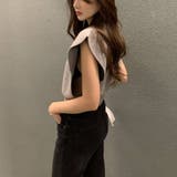 美デコルテがセクシーな秋ニットベスト トップス レイヤード | maison de LATIR | 詳細画像7 
