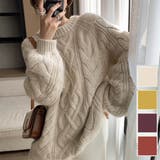 大人こなれ感を演出し幅広いスタイリングに活躍するクルーネックニット | maison de LATIR | 詳細画像1 