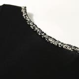 リッチな雰囲気を演出するパールボタン付きパイピングVネックニット プルオーバー … | maison de LATIR | 詳細画像7 